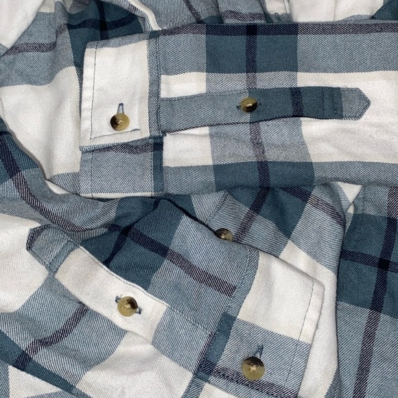 Jachs girlfriend plaid shirt button down size small with pockets - Picture 9 of 10
